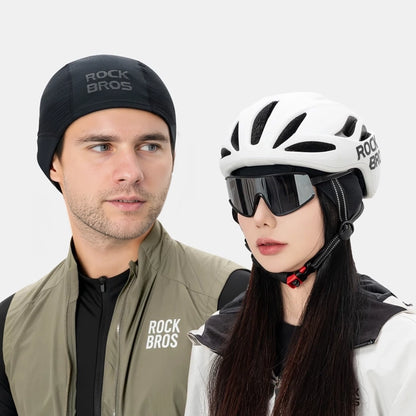 Rockbros LF25956 Seamless Knit Cycling Cap - Black_5