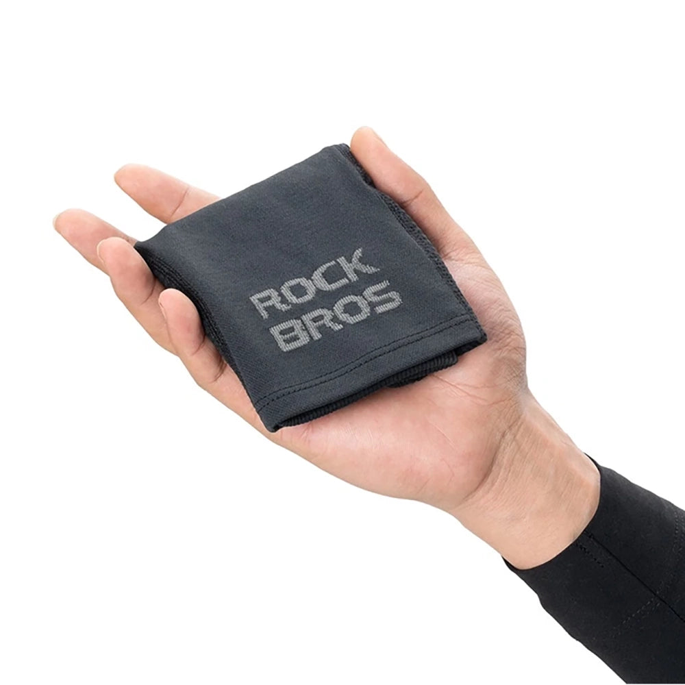 Rockbros LF25956 Seamless Knit Cycling Cap - Black_7