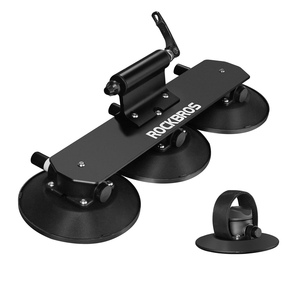 Rockbros XP1001 Roof Rack with Suction Cups for 1 Bike - Black_0