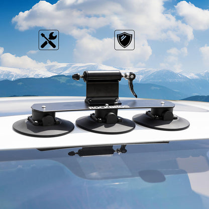 Rockbros XP1001 Roof Rack with Suction Cups for 1 Bike - Black_1