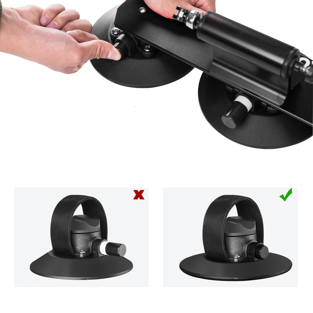 Rockbros XP1001 Roof Rack with Suction Cups for 1 Bike - Black_2