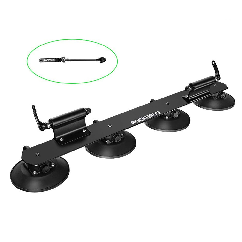 Rockbros XP1002 Suction Cup Roof Rack for 2 Bikes - Black_3