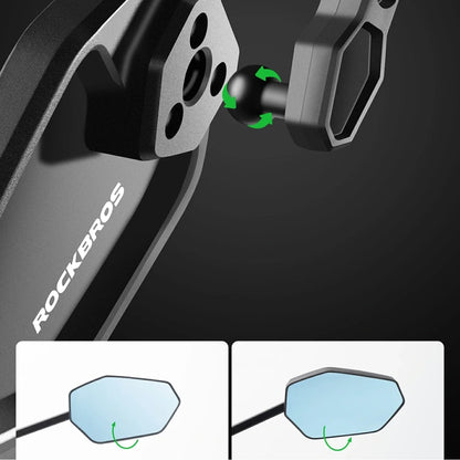 Rockbros F-253W Anti-Glare Carbon Fiber Arm Bicycle Mirror - Right_3