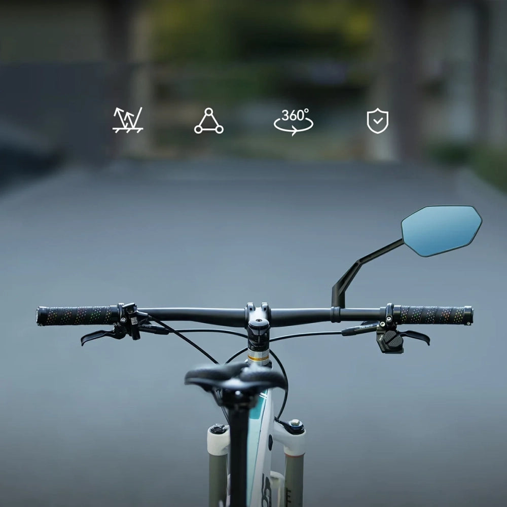 Rockbros F-253W Anti-Glare Carbon Fiber Arm Bicycle Mirror - Right_4