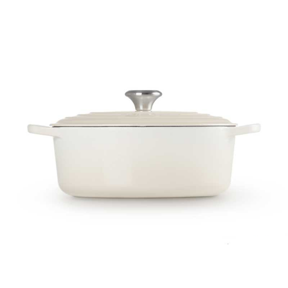 Le Creuset Signature Roaster Oval 31cm Meringue / Versatilidade e Estilo em Cozinha