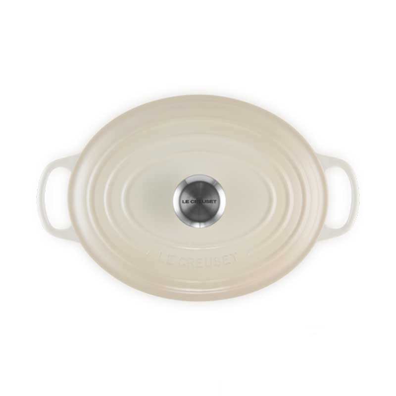 Le Creuset Signature Roaster Oval 31cm Meringue / Versatilidade e Estilo em Cozinha