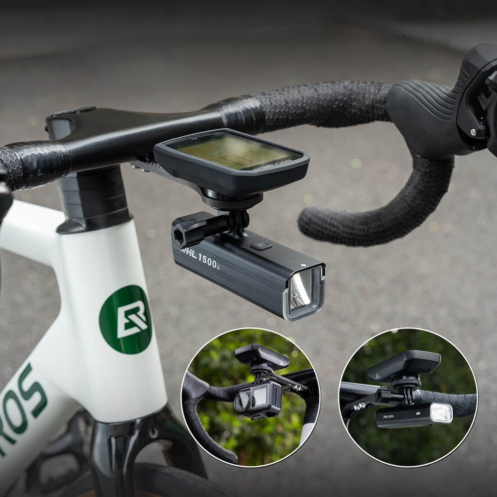Rockbros FK-307W Carbon Fiber Bike Computer Mount - Black_3