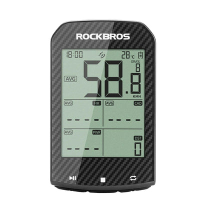Rockbros M1Pro Bluetooth GPS Bike Computer IPX6 - Black_0