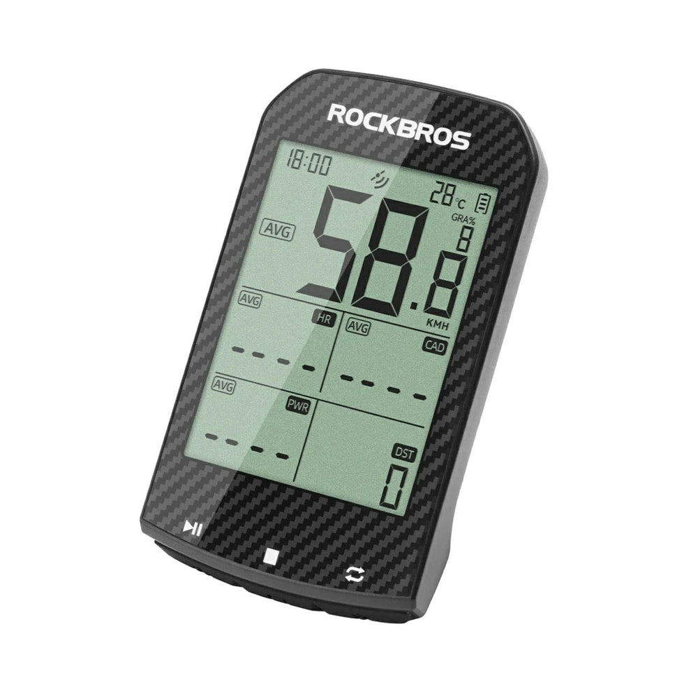 Rockbros M1Pro Bluetooth GPS Bike Computer IPX6 - Black_1
