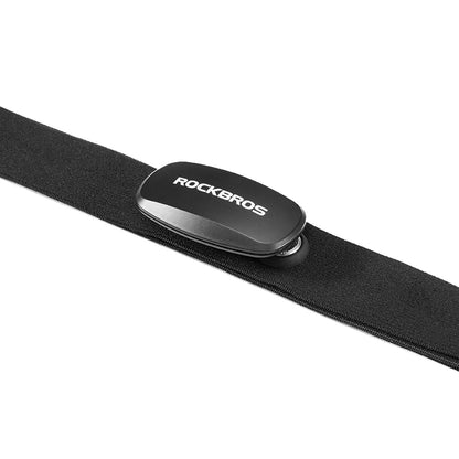 Rockbros HRM812 Bluetooth ANT+ Heart Rate Monitor Belt HRM Sensor IP67 - Black_1