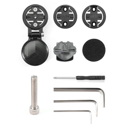 Rockbros WT-2 Bike Computer Holder with AirTag Space - Black_10