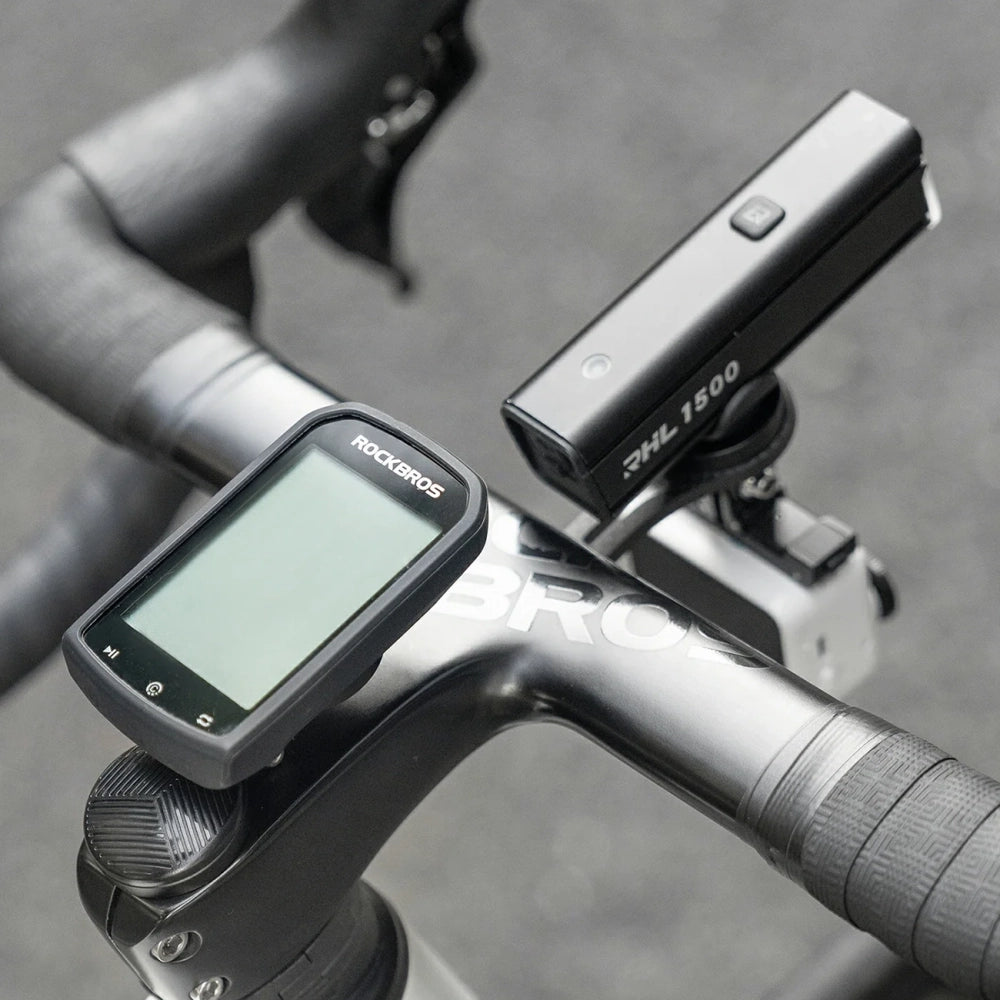 Rockbros WT-2 Bike Computer Holder with AirTag Space - Black_6