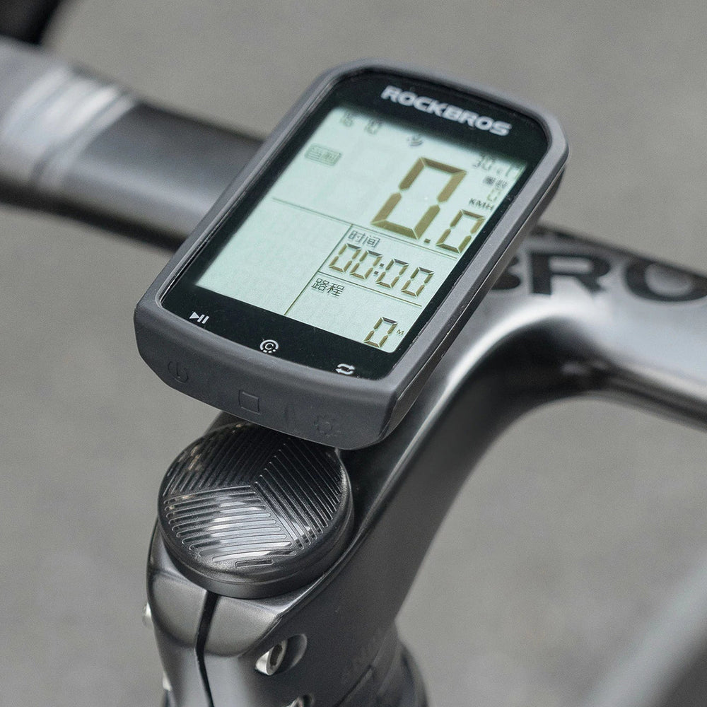 Rockbros WT-2 Bike Computer Holder with AirTag Space - Black_8