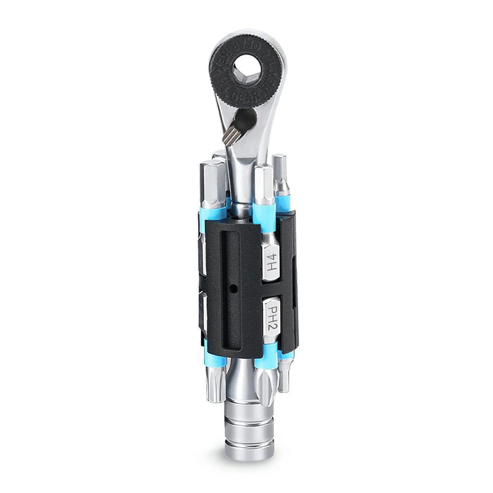 Rockbros TG-8601 Bicycle Multitool S2 Ratchet Cylindrical Housing - Black_0