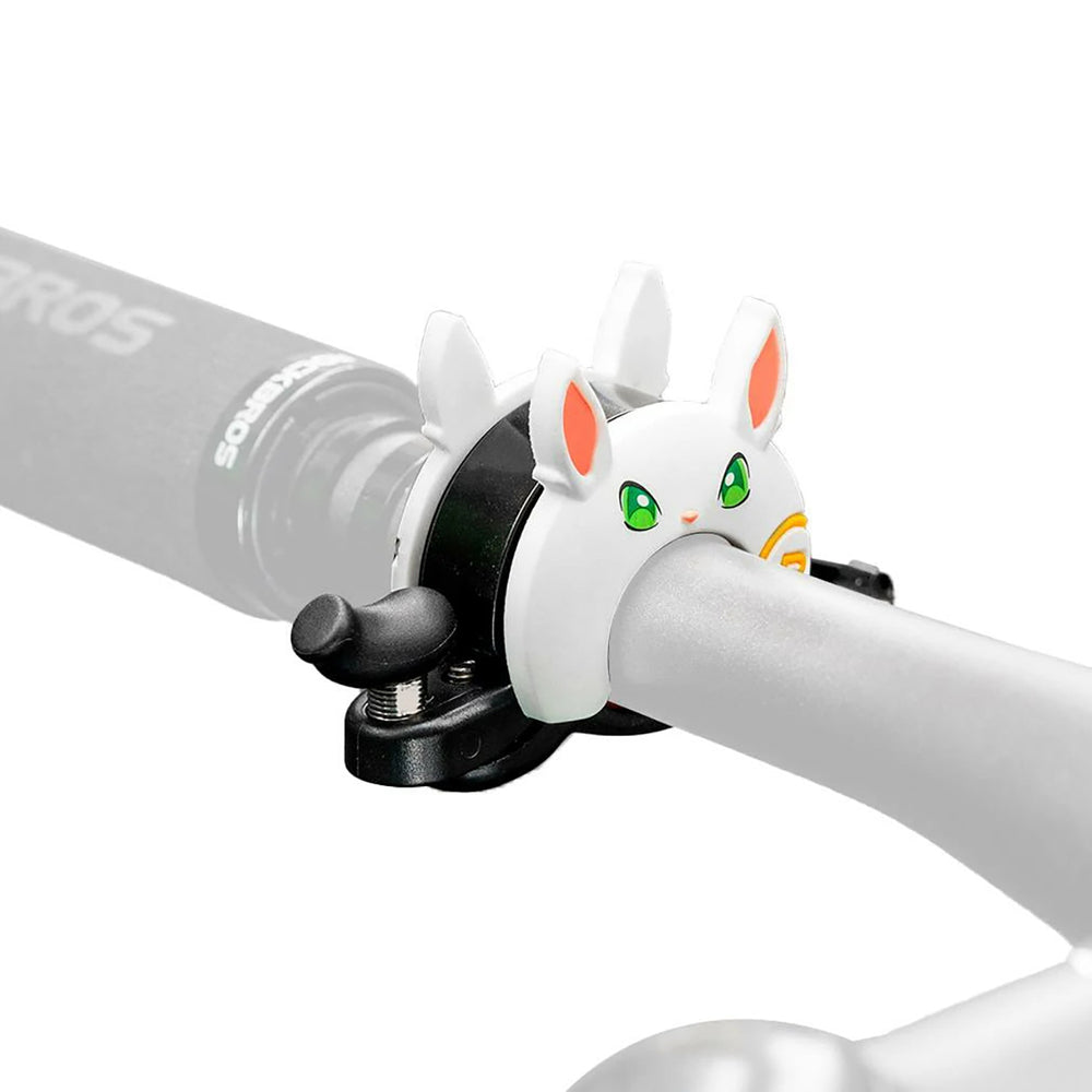 Rockbros 34001100 Children's Bicycle Bell Rabbit Motif - White_0