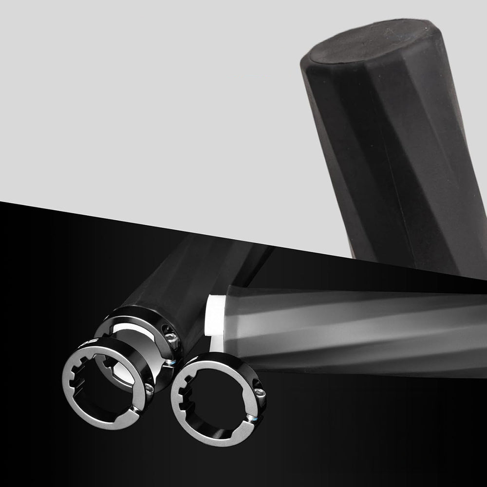 Rockbros 71230002004 rubber bike grips - black_2