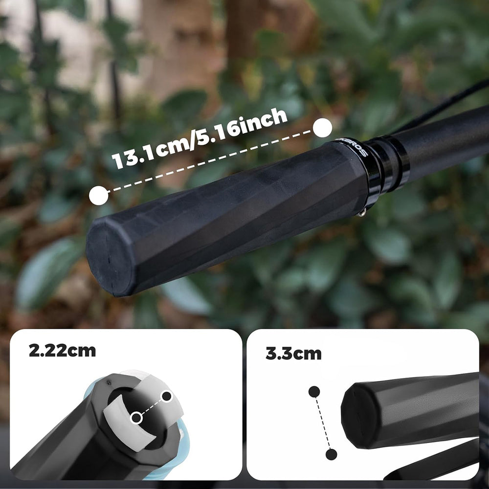 Rockbros 71230002004 rubber bike grips - black_3