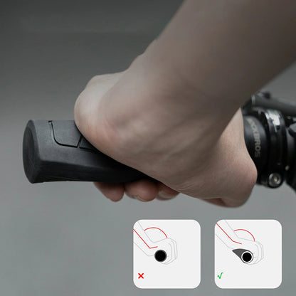 Rockbros G326PL Bicycle Grips - Black_4