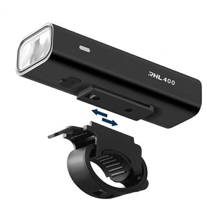 Rockbros RHL400 Front Bike Light 400lm USB-C - Black_1