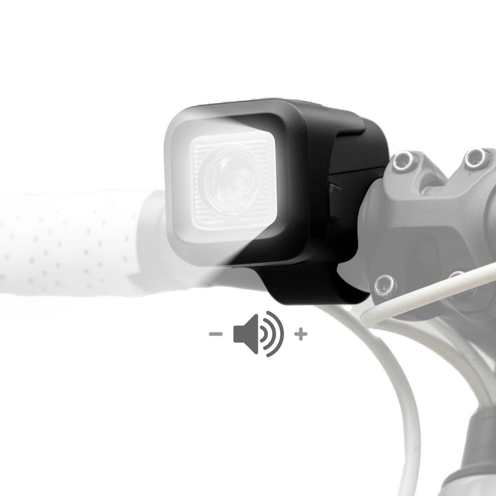 Rockbros SKL01 Front Bike Light 450 lm with 120 dB USB-C Bike Bell - Black_1