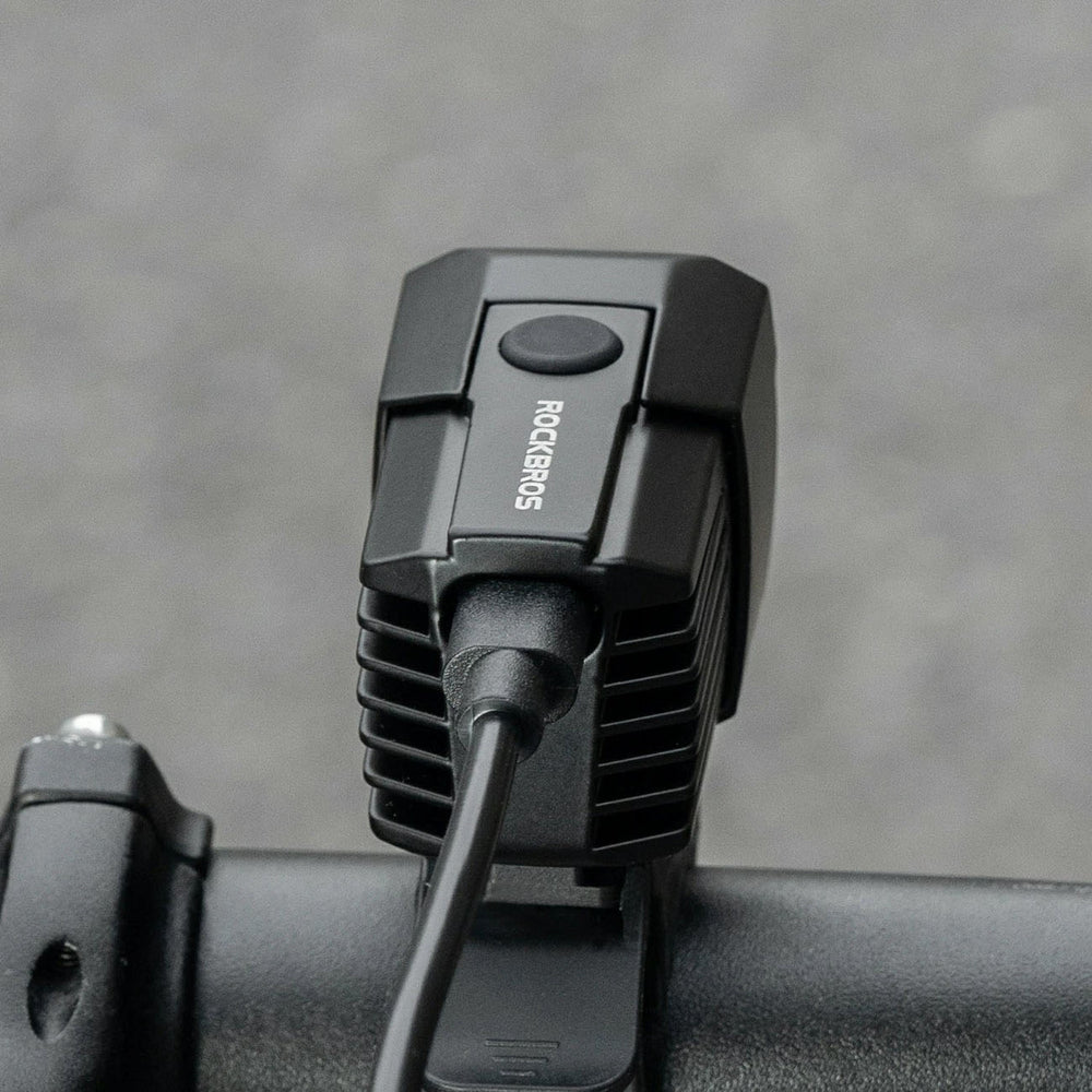 Rockbros RHL1600 Front Bike Light 1600lm with External Power Supply USB-C - Black_2