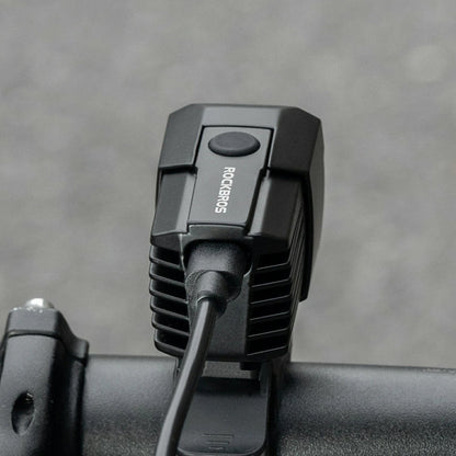 Rockbros RHL1600 Front Bike Light 1600lm with External Power Supply USB-C - Black_2