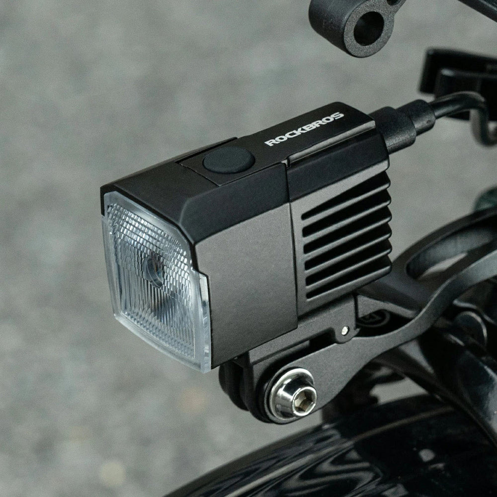 Rockbros RHL1600 Front Bike Light 1600lm with External Power Supply USB-C - Black_4