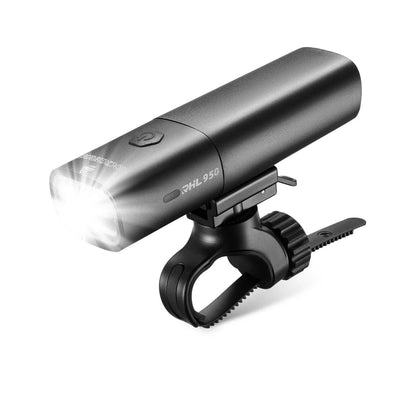 Rockbros RHL950 Front Bike Light 950lm with Removable USB-C Battery - Black_0