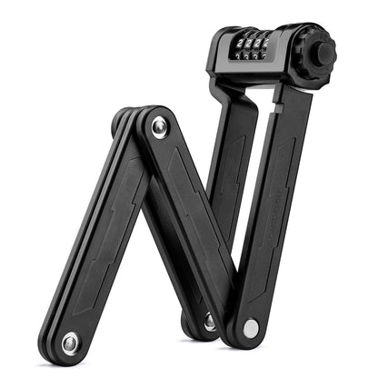 Rockbros LFCXR0085 Folding Bike Lock with Combination - Black_0