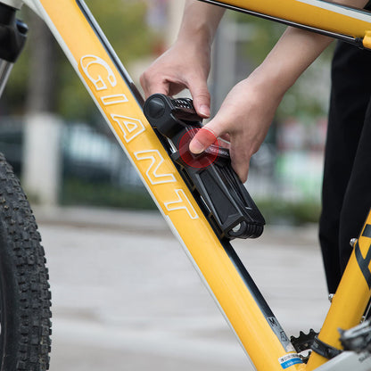 Rockbros LFCXR0085 Folding Bike Lock with Combination - Black_6