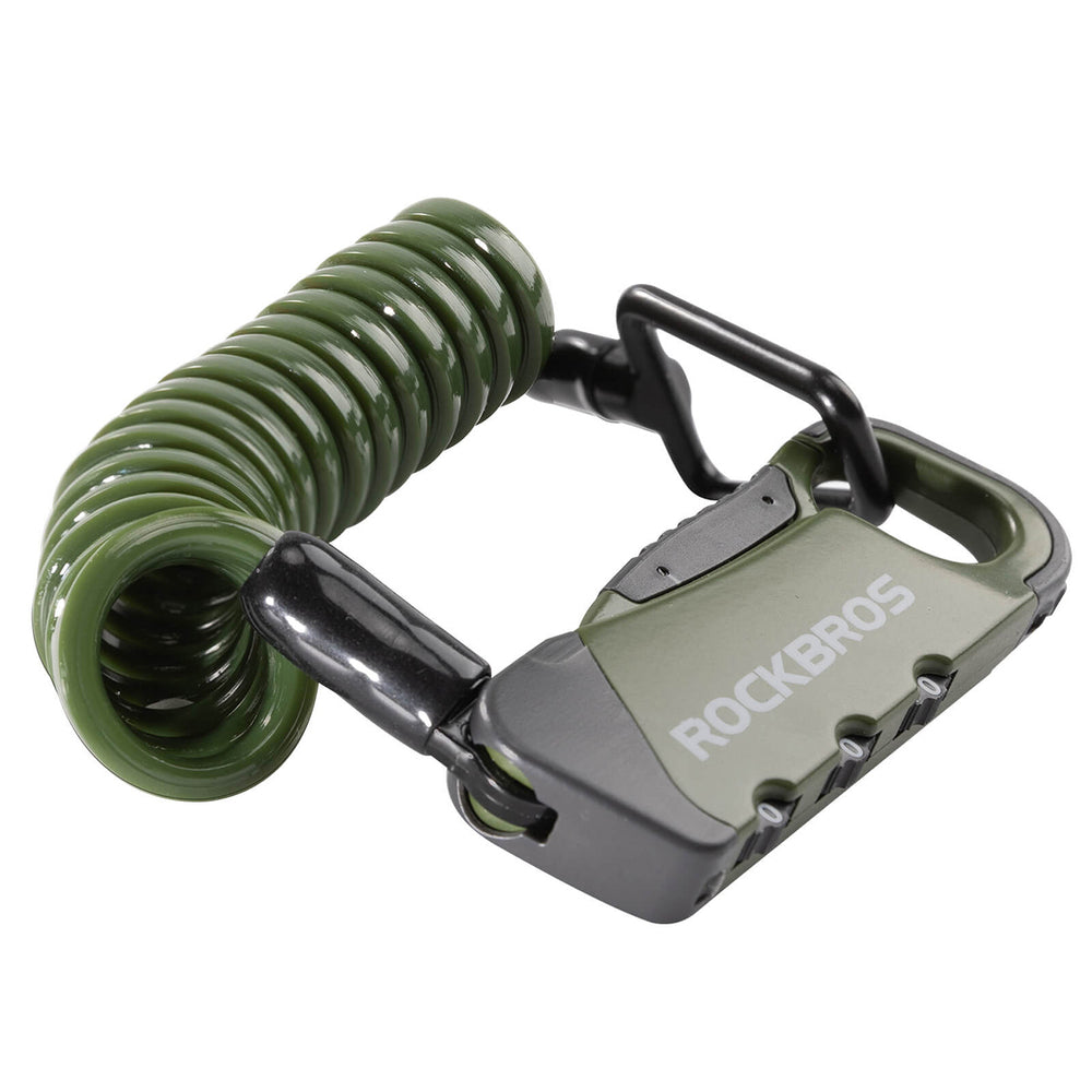 Rockbros RBK6N Combination Bike Lock - Green_1