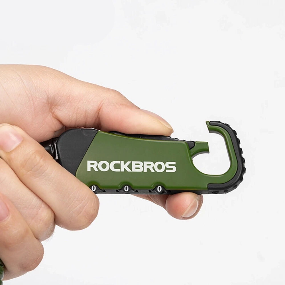 Rockbros RBK6N Combination Bike Lock - Green_3