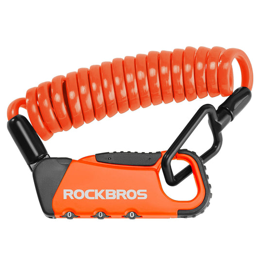 Rockbros RBK6N Combination Bike Lock - Orange_0