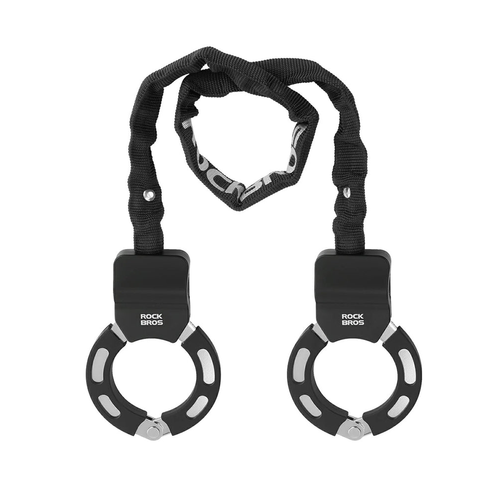Rockbros 85922 Chain Lock for Scooters and Bikes - Black_0