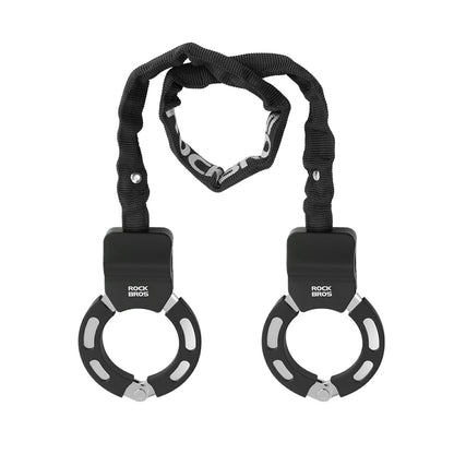 Rockbros 85922 Chain Lock for Scooters and Bikes - Black_0