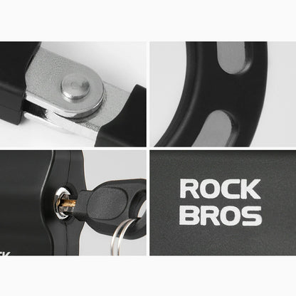 Rockbros 85922 Chain Lock for Scooters and Bikes - Black_5