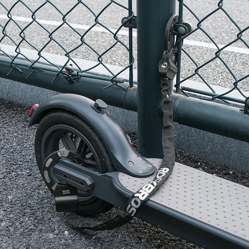 Rockbros 85922 Chain Lock for Scooters and Bikes - Black_6
