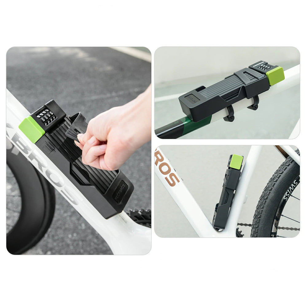 Rockbros 829 Folding Code Bike Lock - Black_4