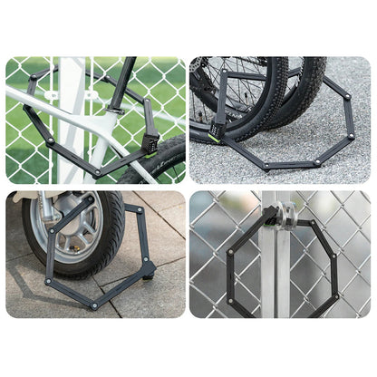 Rockbros 829 Folding Code Bike Lock - Black_5