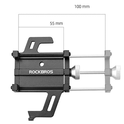 Rockbros 699 Handlebar Clamp Phone Holder - Red_3