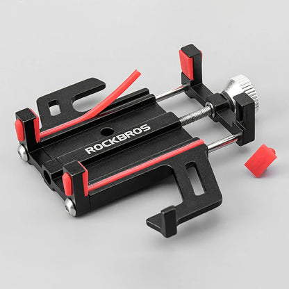 Rockbros 699 Handlebar Clamp Phone Holder - Red_6