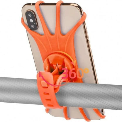 Rockbros LF436 Handlebar Clamp Phone Holder - Orange_1