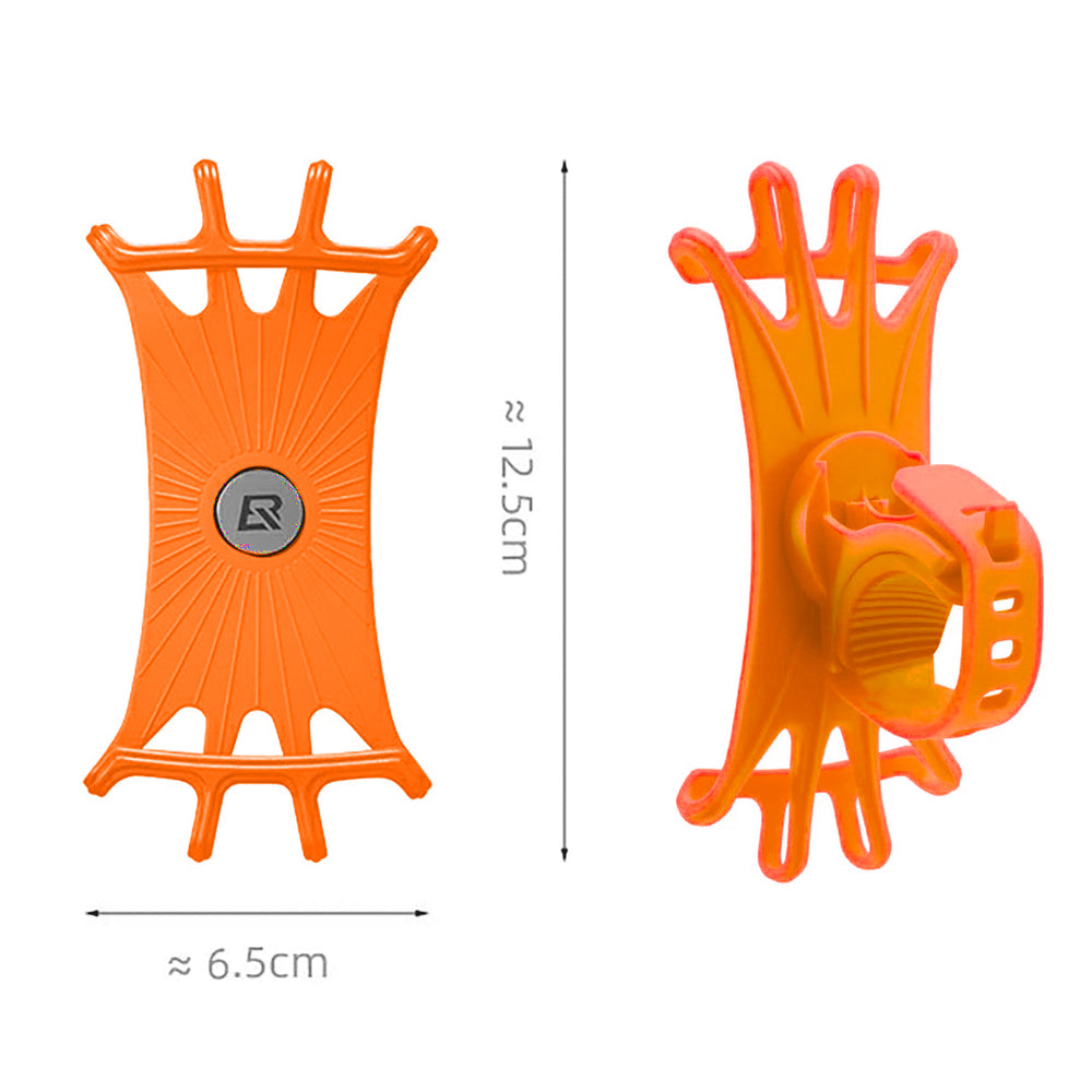 Rockbros LF436 Handlebar Clamp Phone Holder - Orange_2