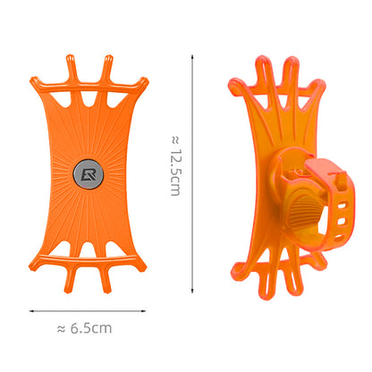 Rockbros LF436 Handlebar Clamp Phone Holder - Orange_2