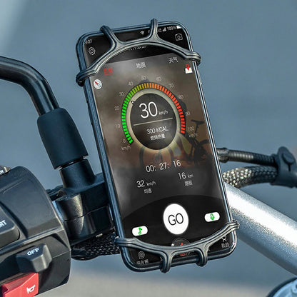 Rockbros LF436 Handlebar Clamp Phone Holder – Black_3