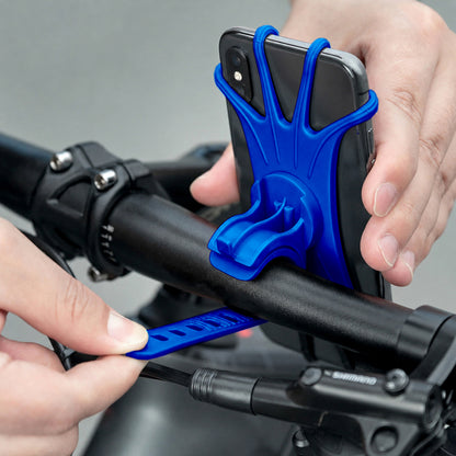 Rockbros LF436 Handlebar Clamp Phone Holder - Blue_2