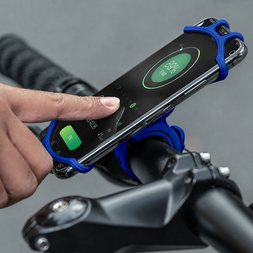 Rockbros LF436 Handlebar Clamp Phone Holder - Blue_3