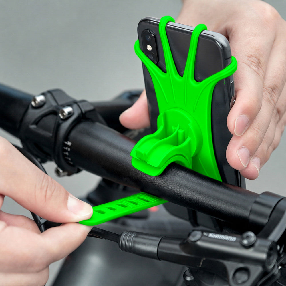 Rockbros LF436 Handlebar Clamp Phone Holder - Green_3