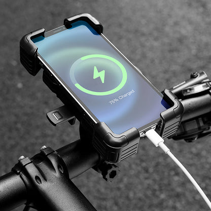 Rockbros HW-117 Handlebar Clamp Phone Holder - Black and Gray_6