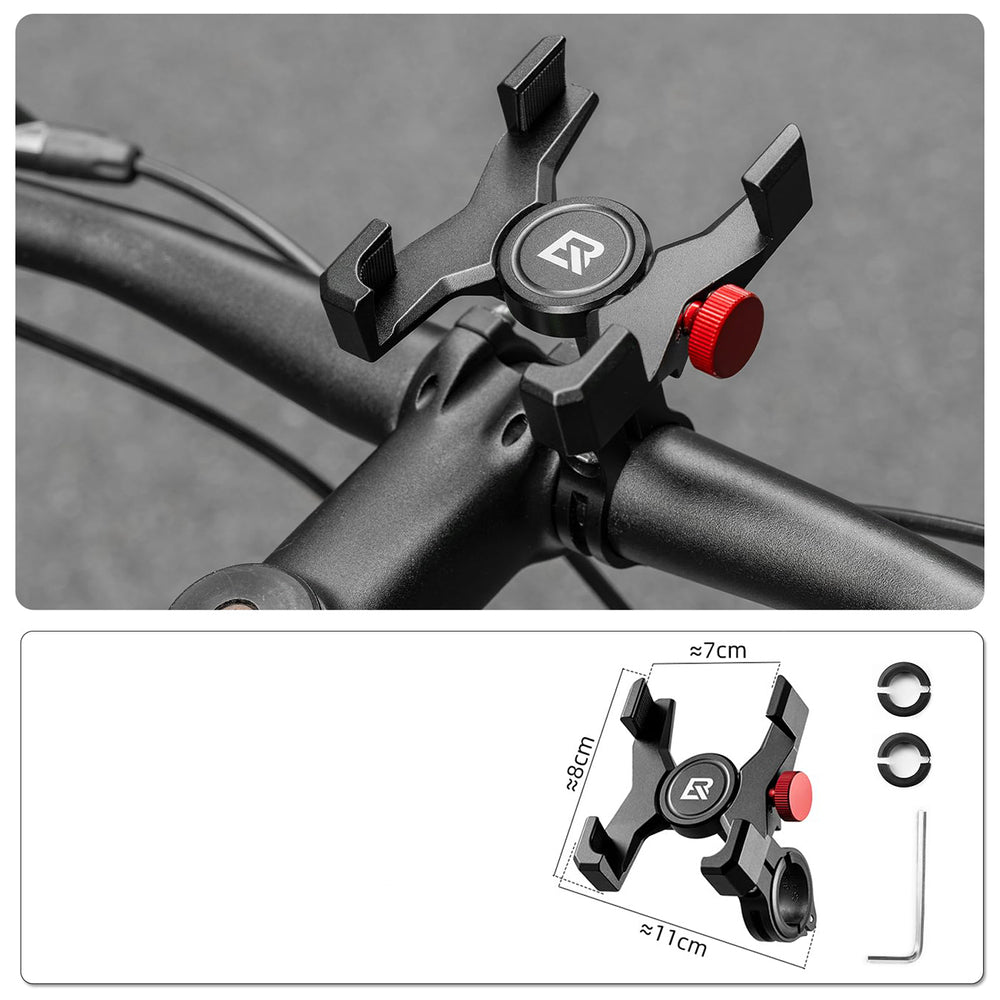 Rockbros 25210039001 Handlebar Clamp Phone Holder - Black_2